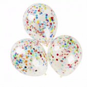 Confetti balons Krāsains 31 cm