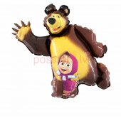 Masha and the Bear ФОЛЬГА ВОЗДУШНЫЙ ШАР 91 cm