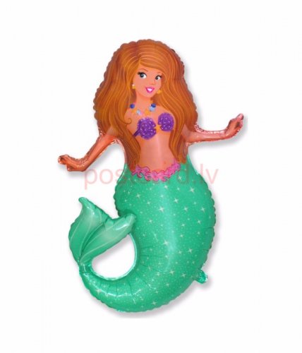 Little Mermaid ФОЛЬГА ВОЗДУШНЫЙ ШАР 75 cm